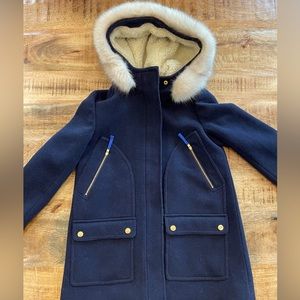 Jcrew (crewcuts) girls wool dress coat, size 10